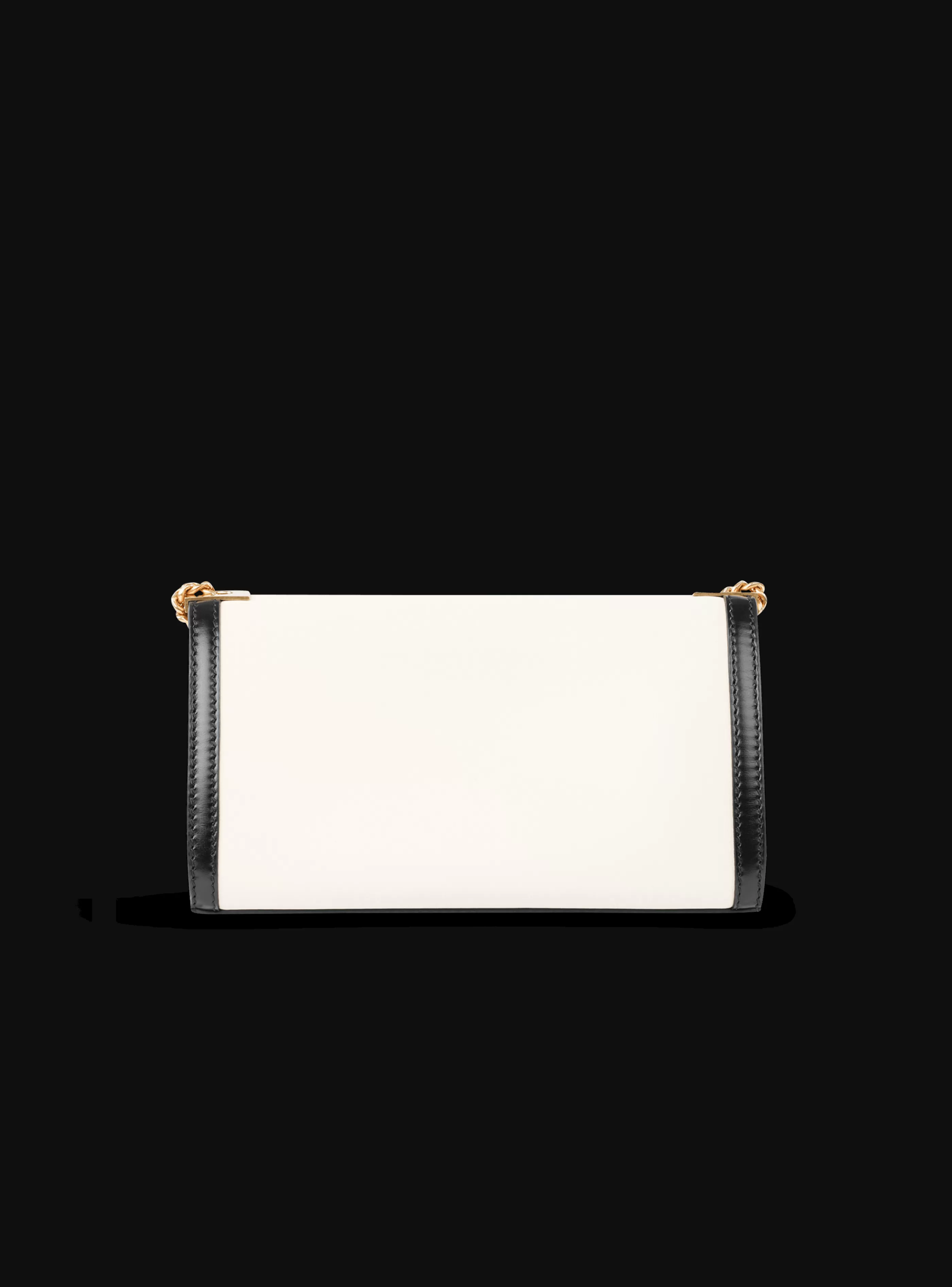 Balmain Borse A Tracolla | Borse 1945 Heritage-Medium-sized Black And Leather 1945 Heritage Bag white
