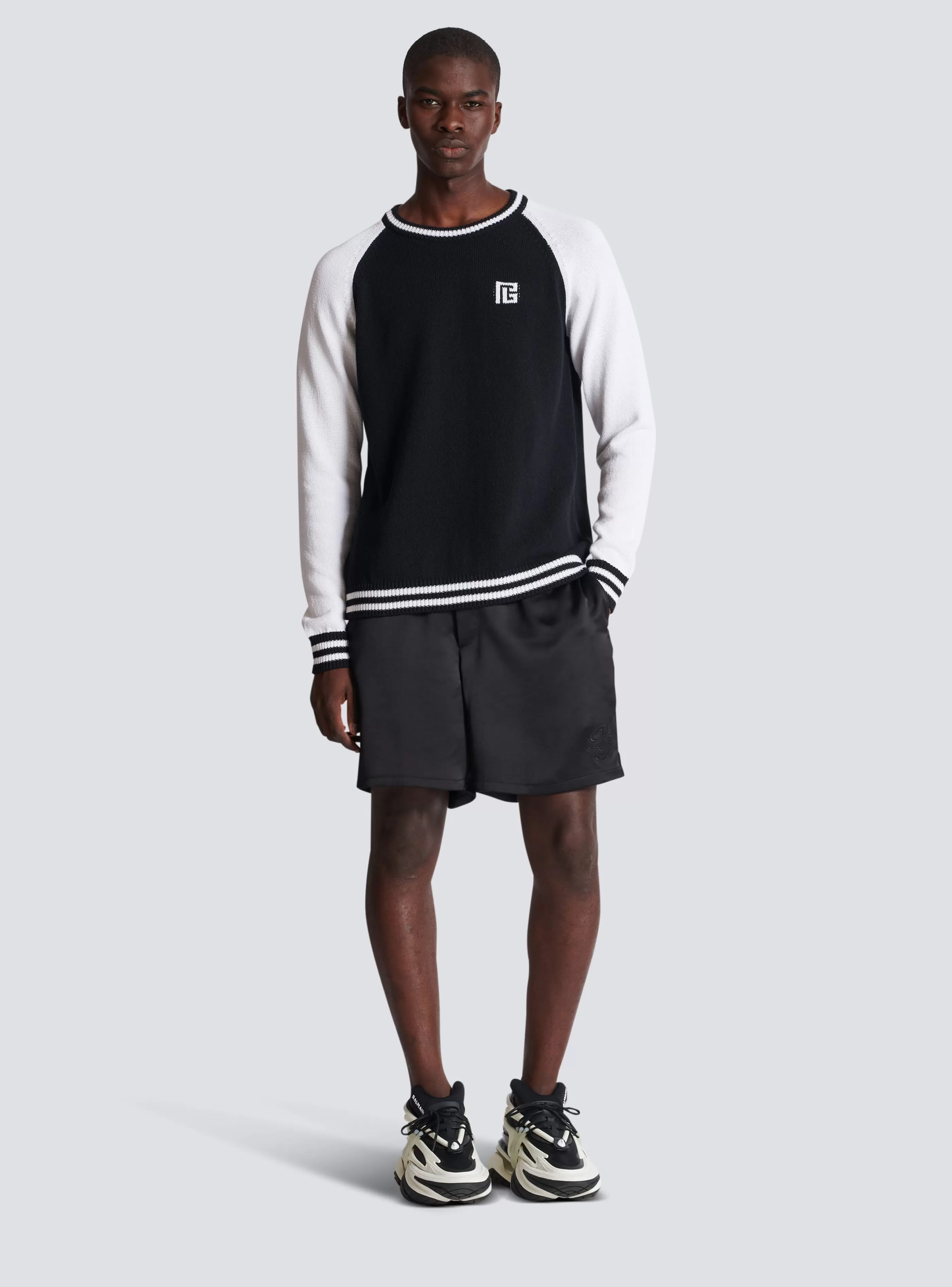 Balmain Felpe-PB Signature Sweatshirt black