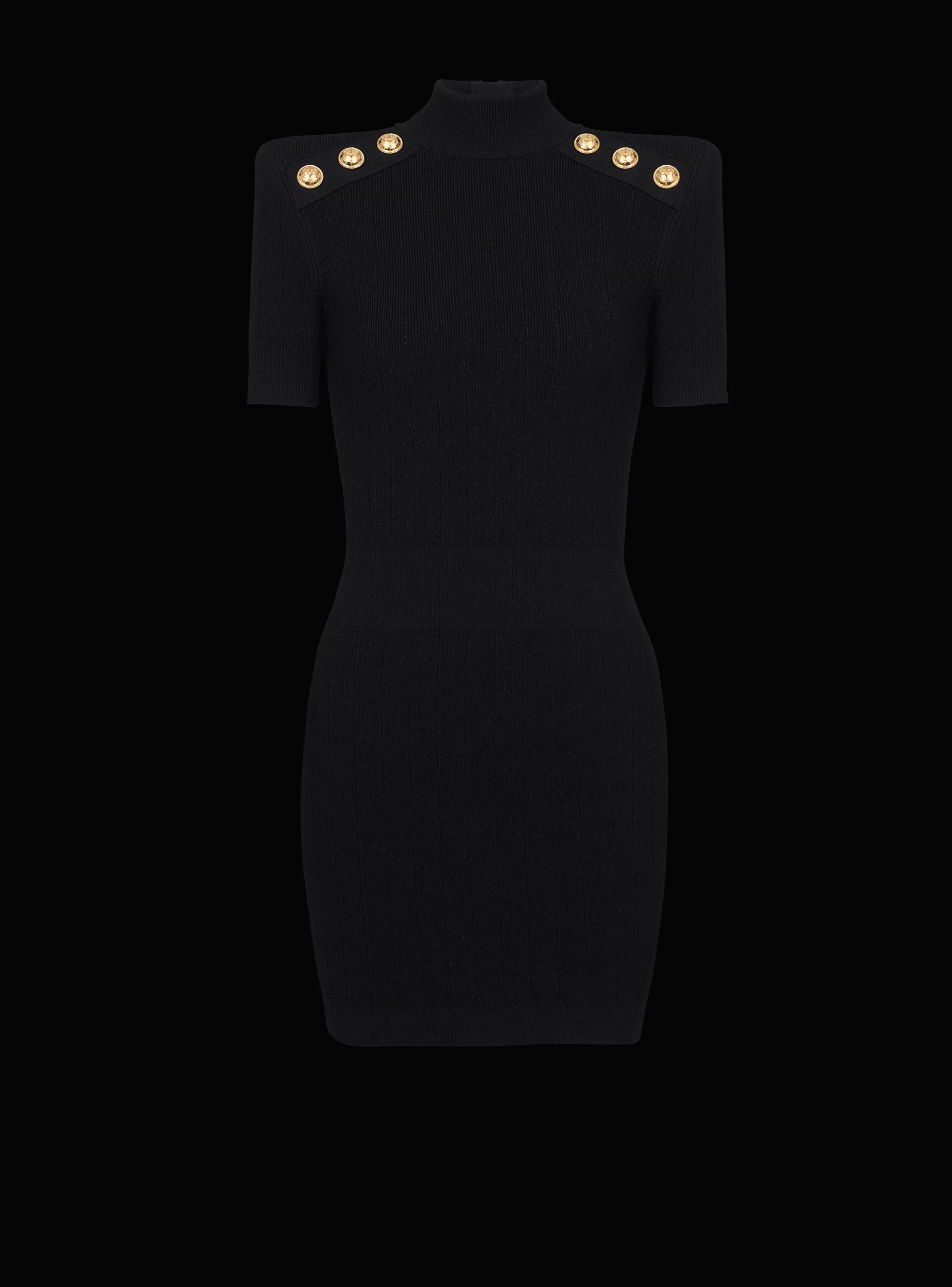 Balmain Maglieria | Abiti-Short Knit Dress black