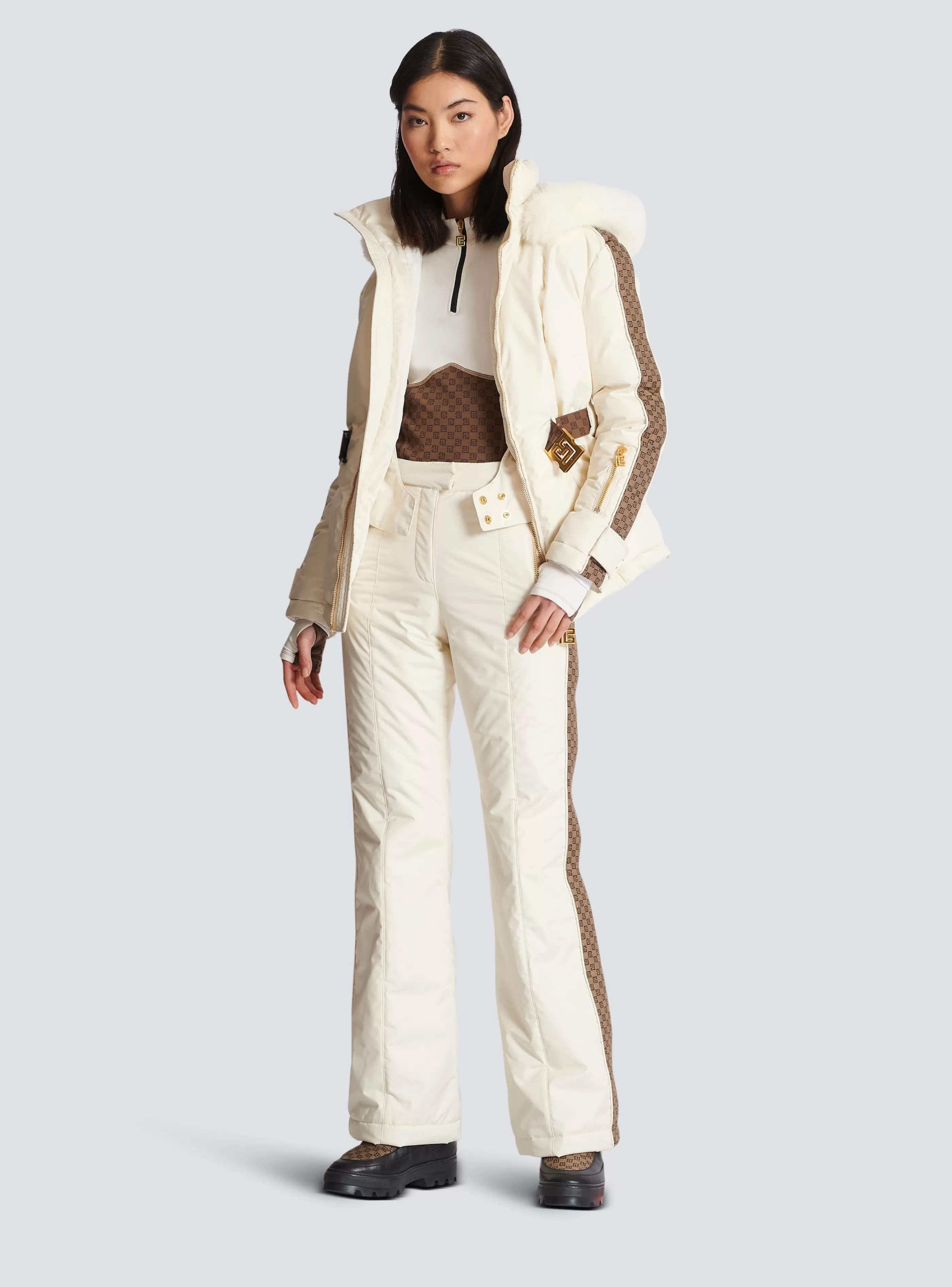 Balmain Pantaloni E Pantaloncini-Ski Trousers white