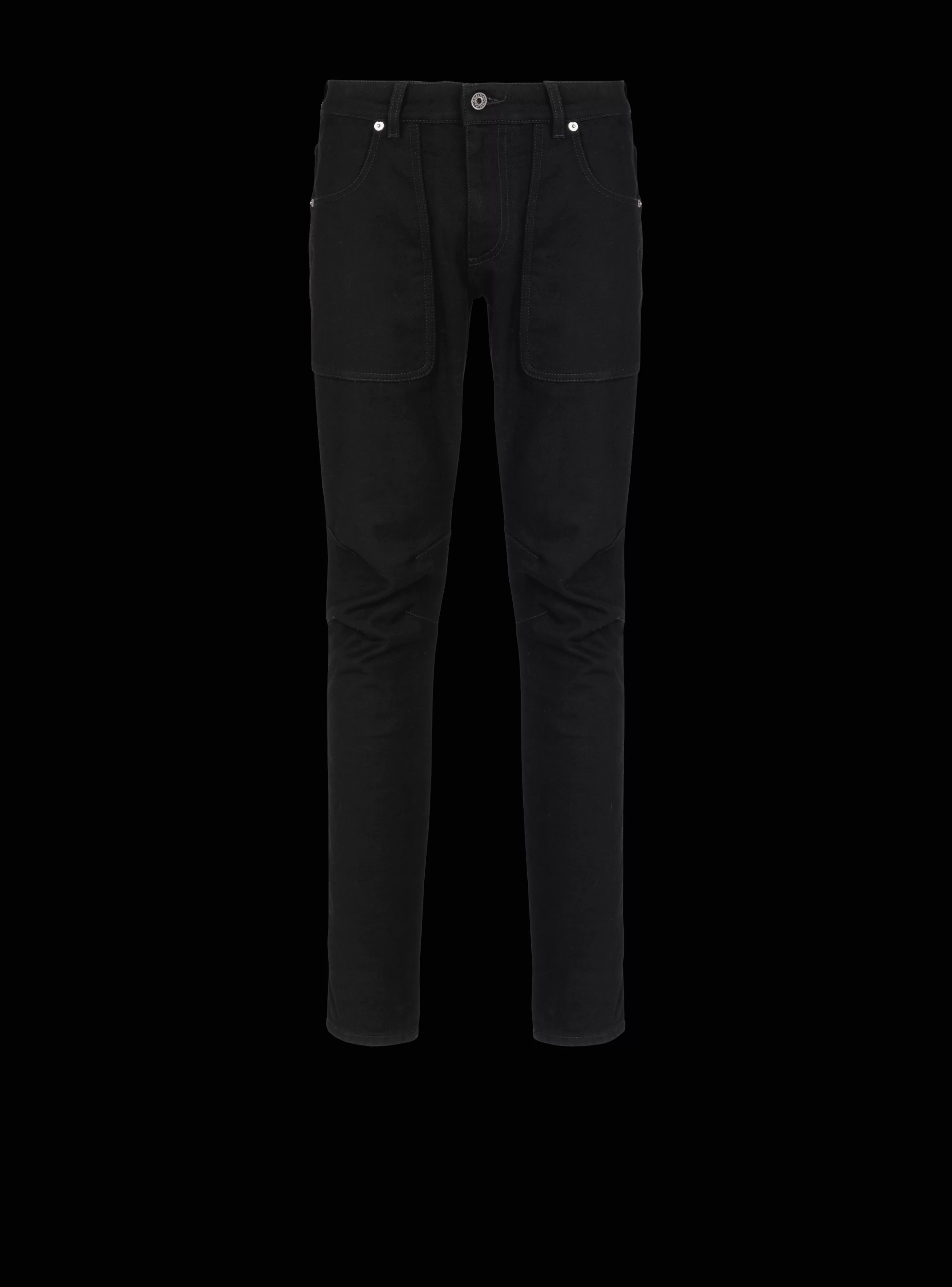 Balmain Denim-Slim-fit Denim Jeans black