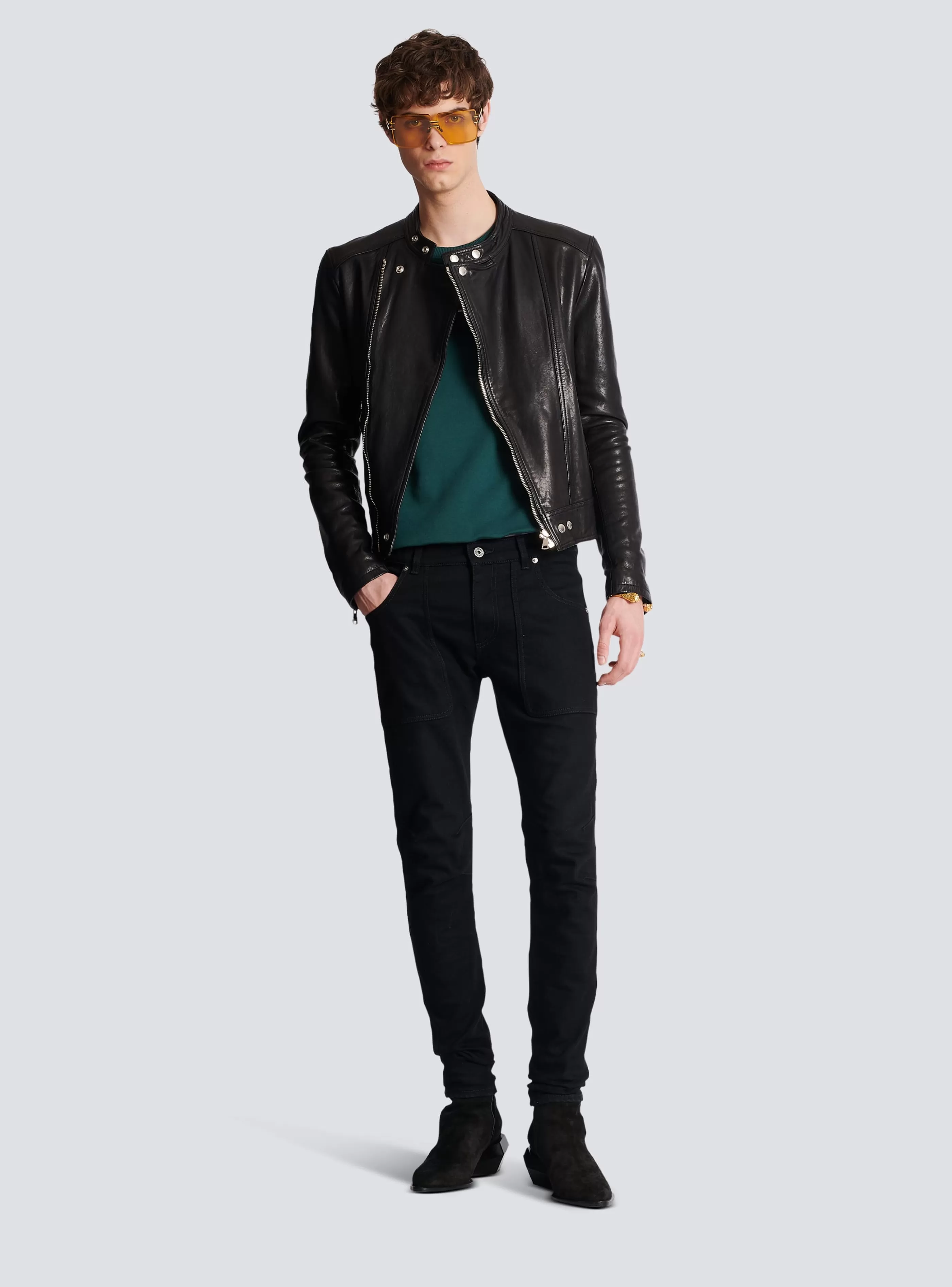 Balmain Denim-Slim-fit Denim Jeans black
