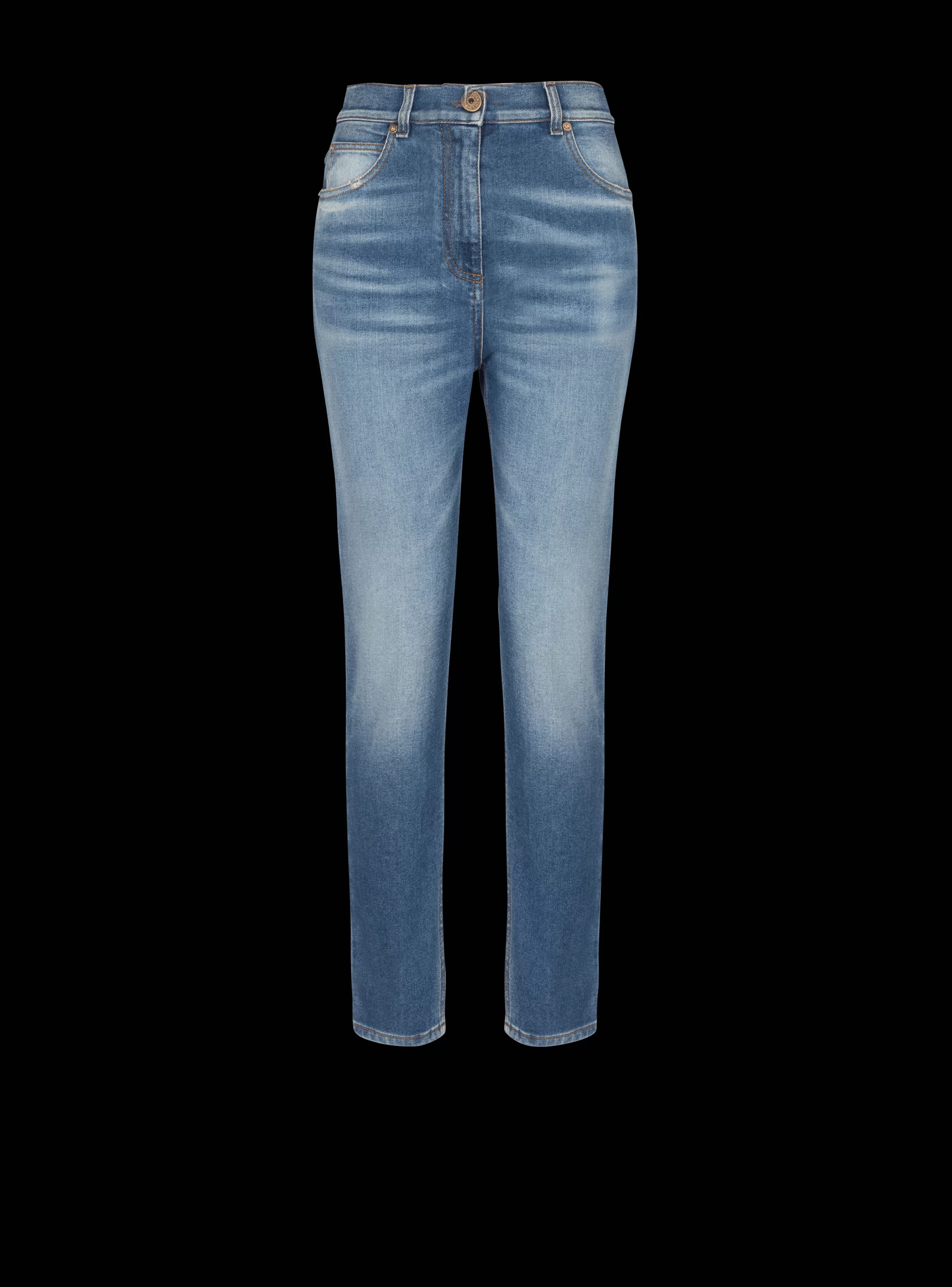 Balmain Denim-Slim-fit Denim Jeans blue