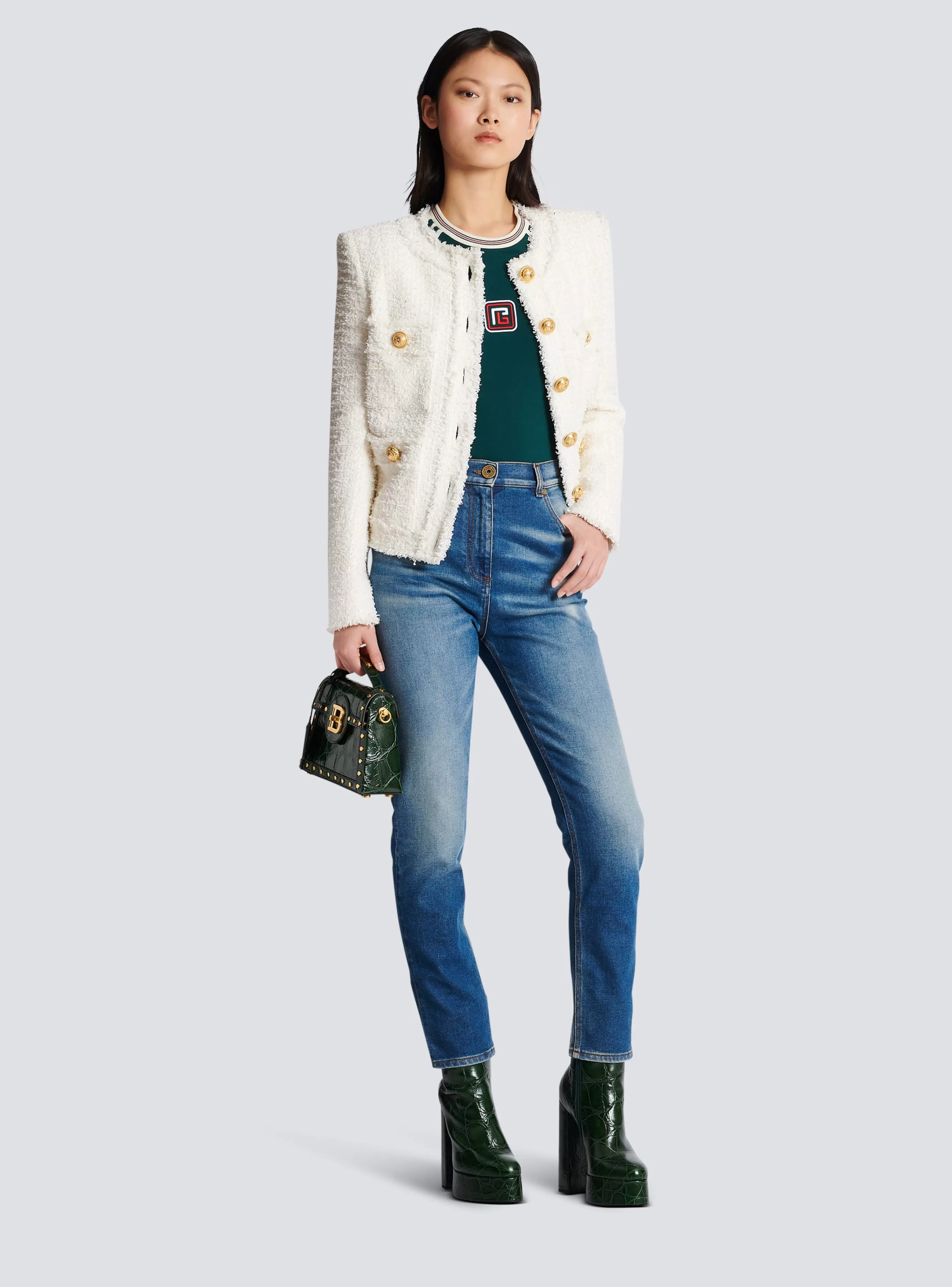 Balmain Denim-Slim-fit Denim Jeans blue