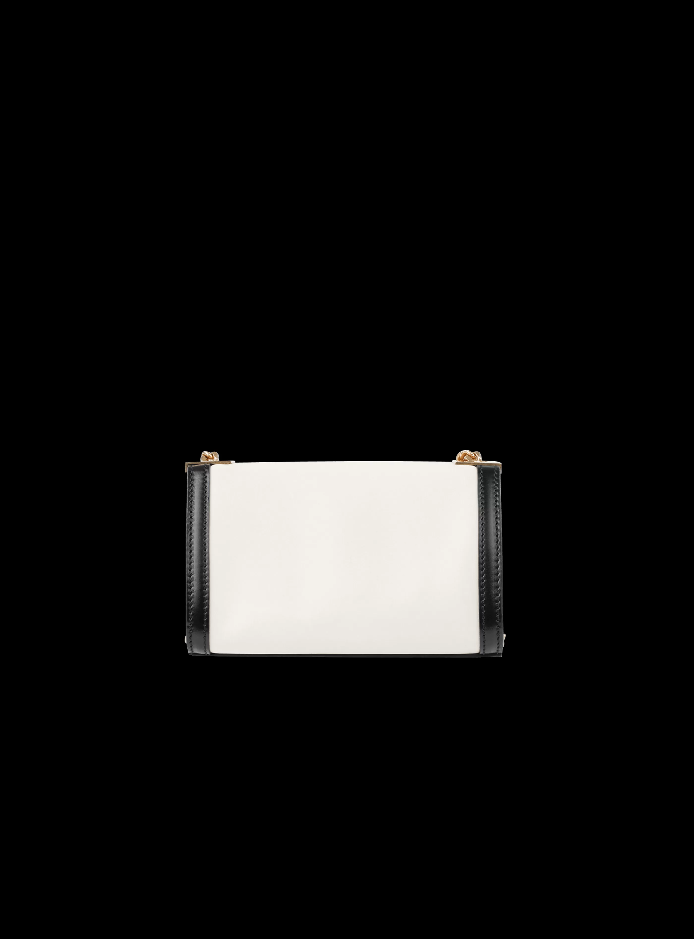 Balmain Borse A Tracolla | Borse 1945 Heritage-Small-sized Black And Leather 1945 Heritage Bag white