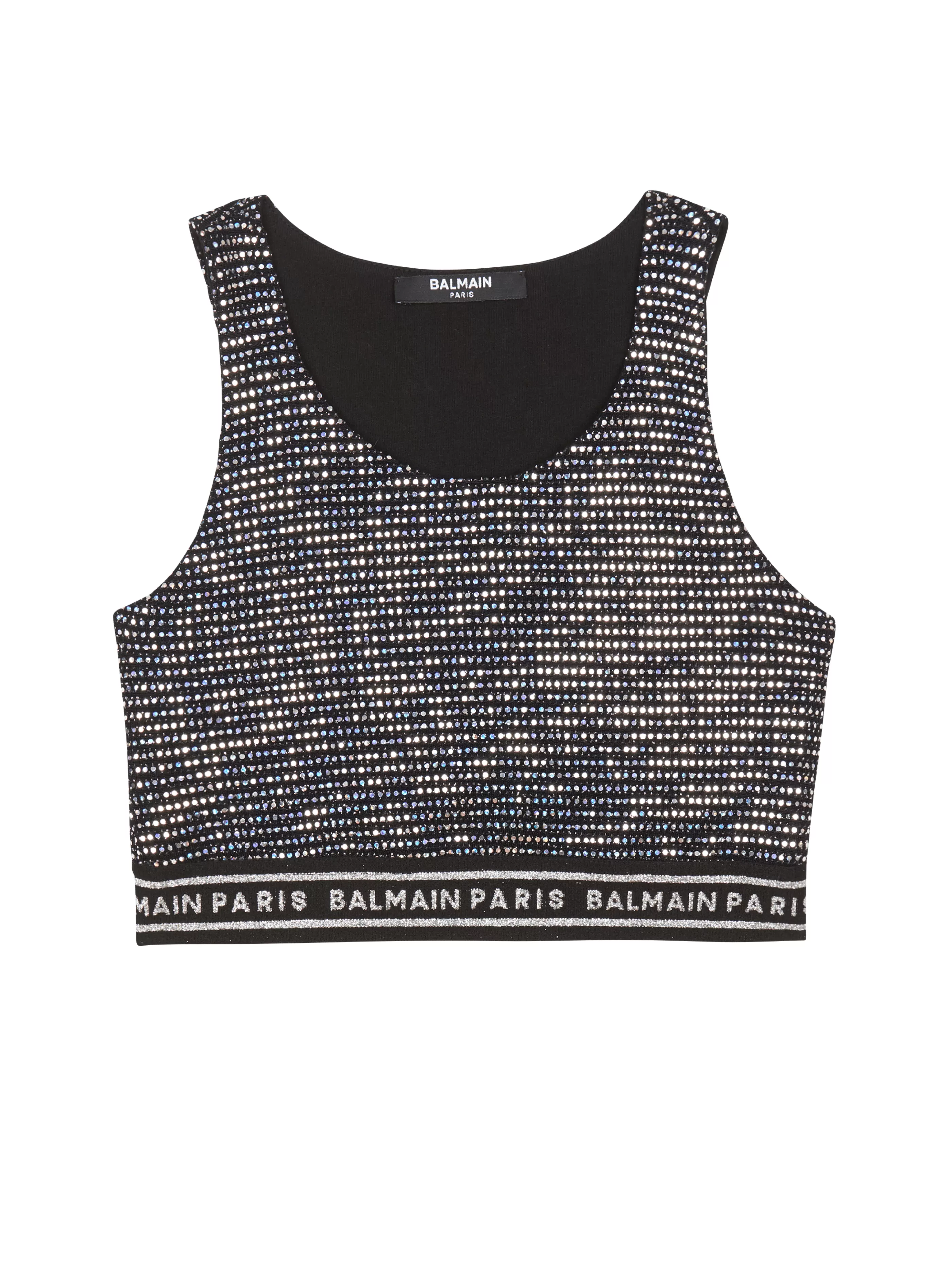 Balmain Bambina (4-10 Anni)-Sports Bra black
