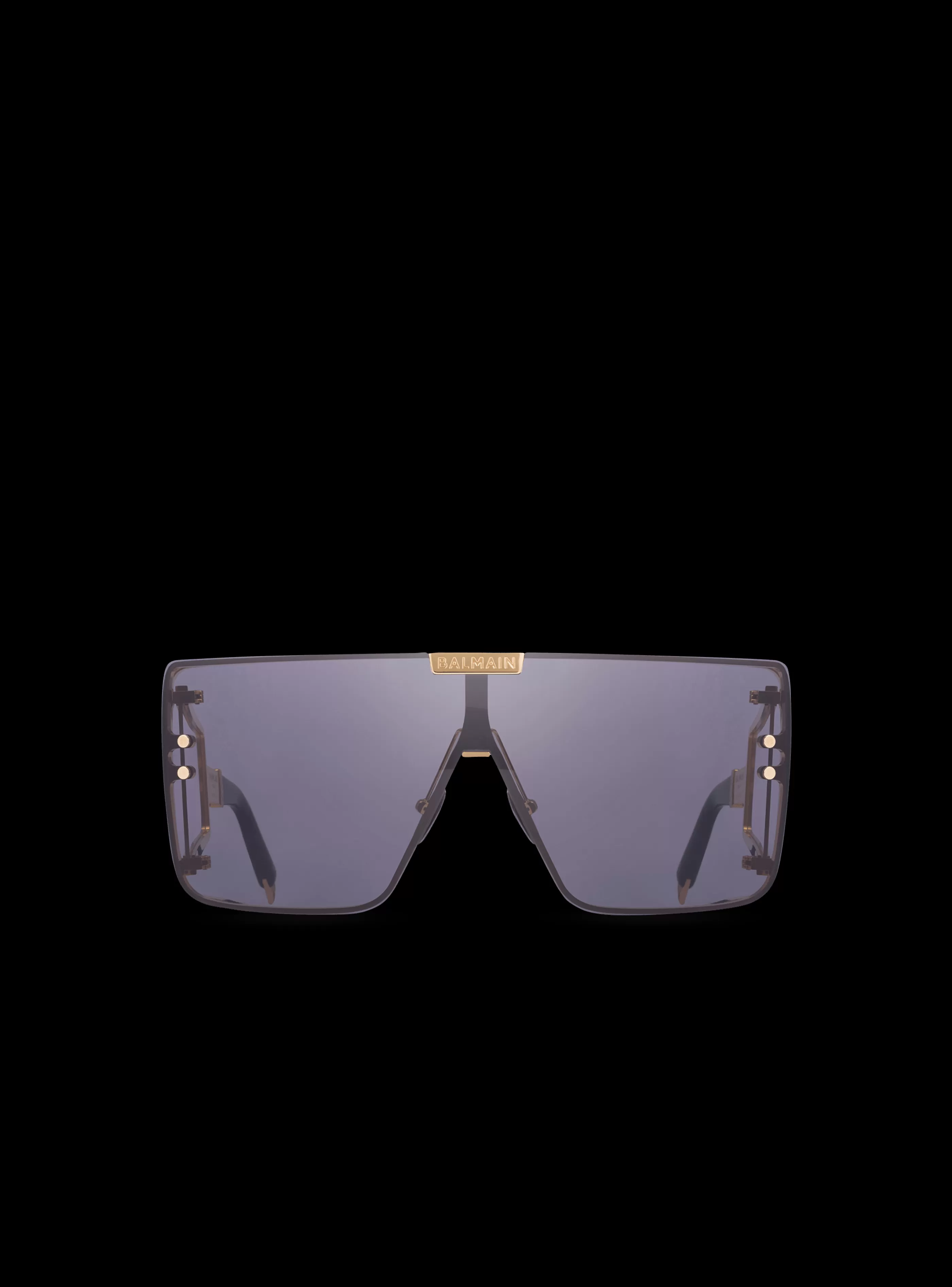 Balmain Occhiali | Occhiali-Titanium Shield-shaped Wonder Boy Sunglasses black