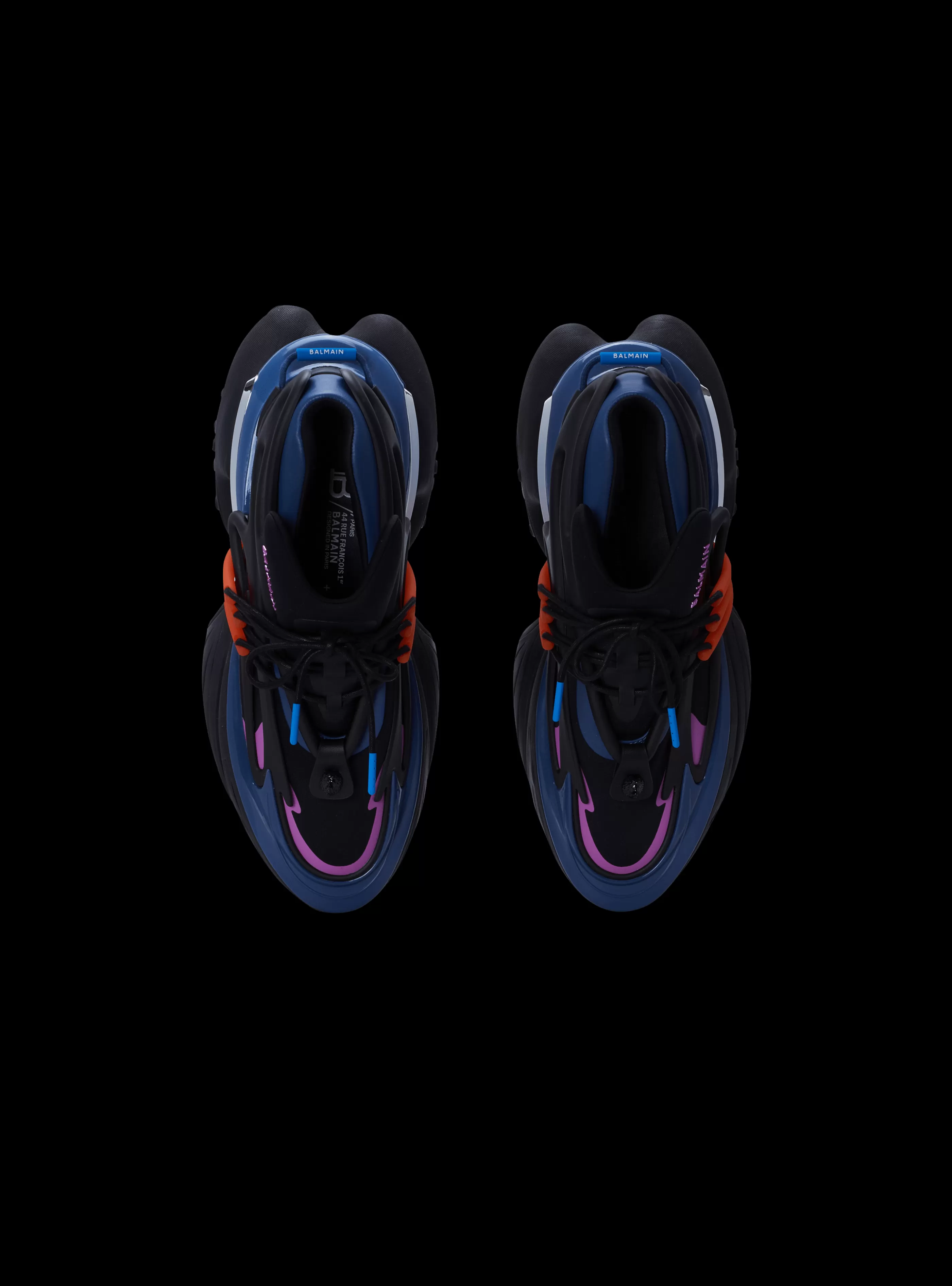 Balmain Uomo | Sneakers-Unicorn Low-top Trainers In Neoprene And Calfskin multicolor