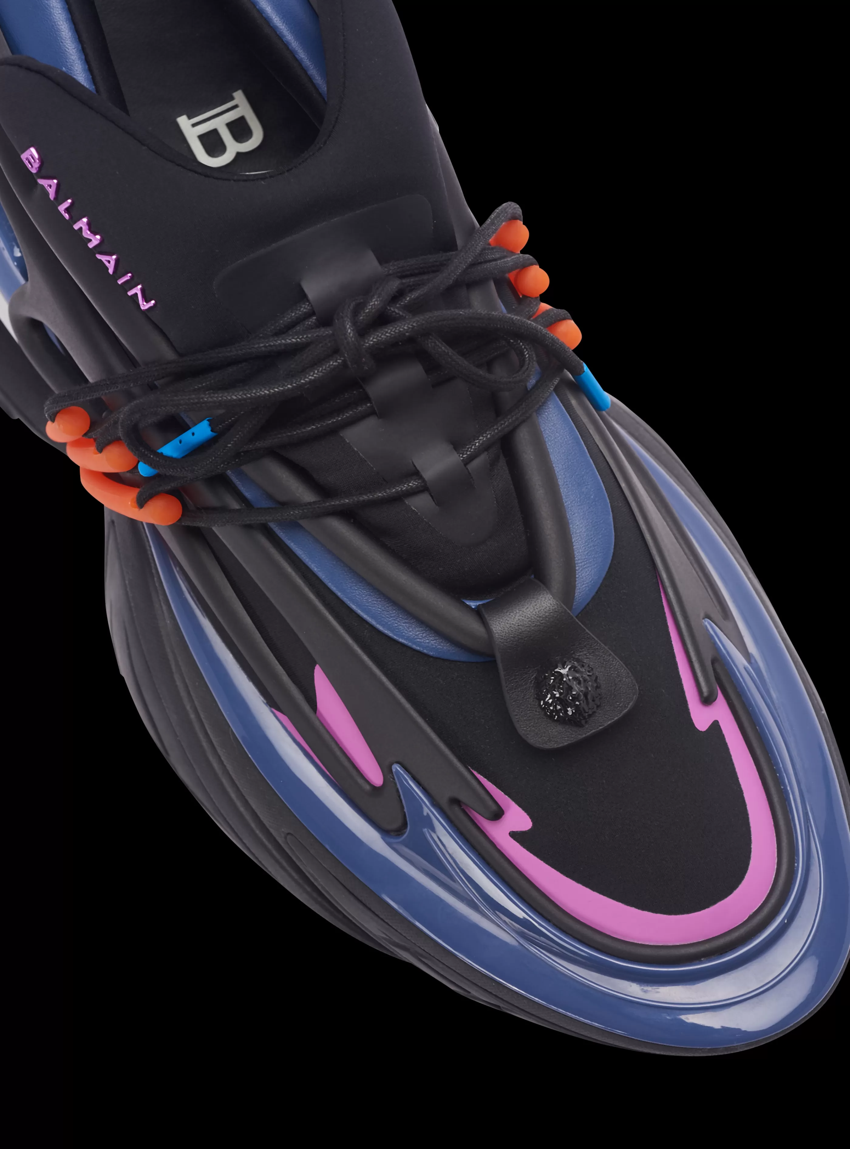 Balmain Uomo | Sneakers-Unicorn Low-top Trainers In Neoprene And Calfskin multicolor