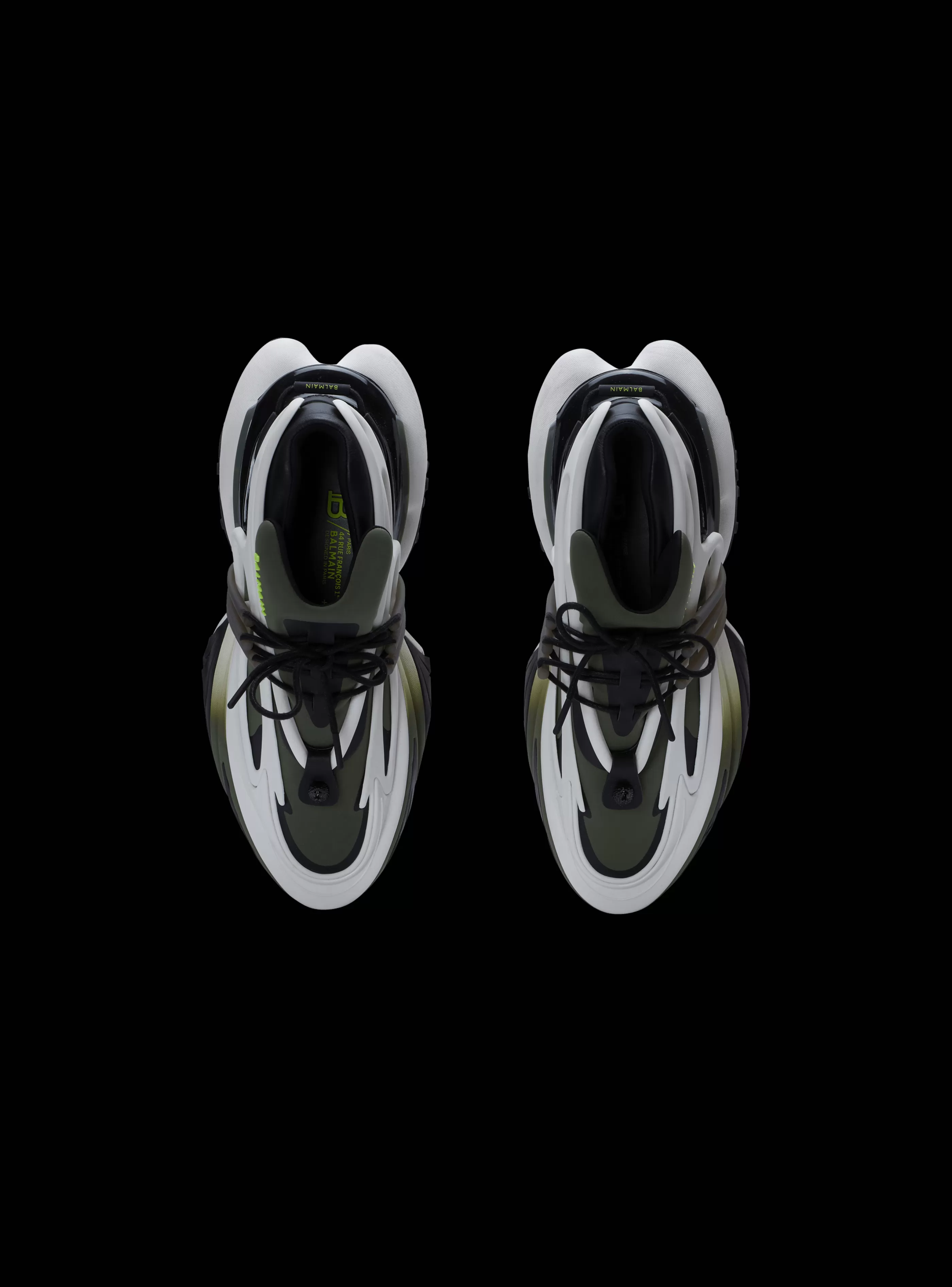 Balmain Uomo | Sneakers-Unicorn Low-top Trainers In Neoprene And Calfskin khaki