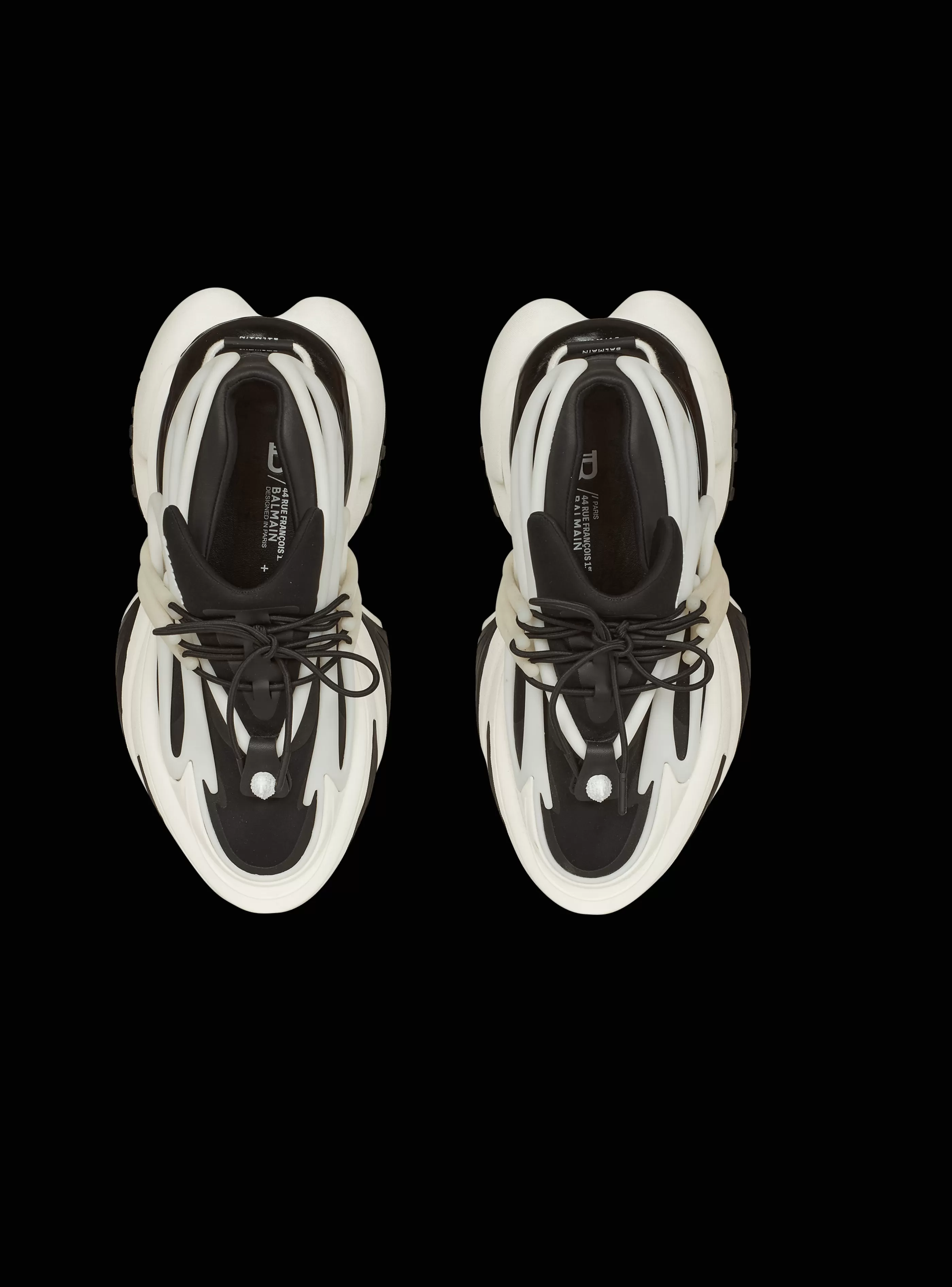 Balmain Uomo | Sneakers-Unicorn Low-top Trainers In Neoprene And Leather black