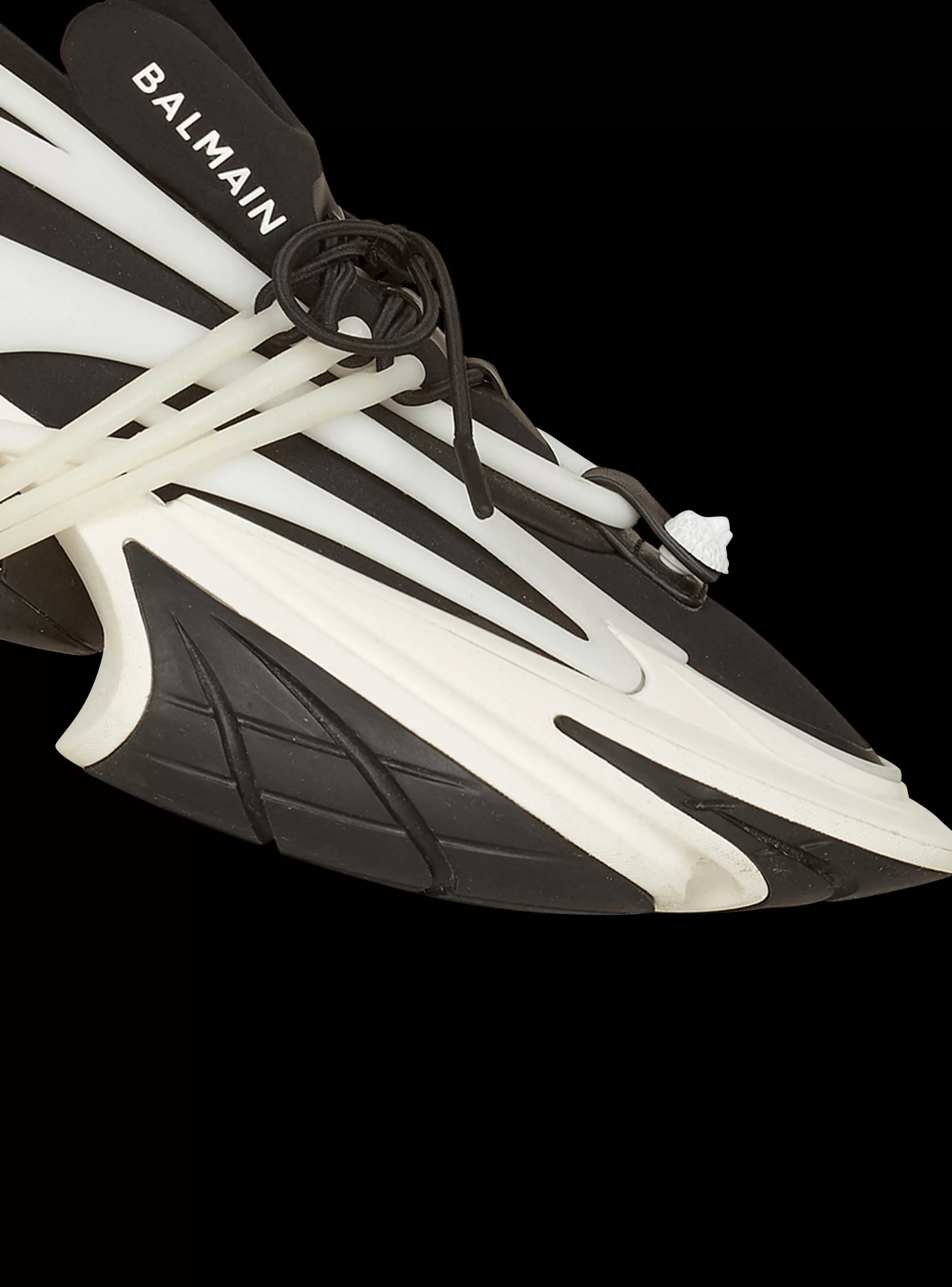Balmain Uomo | Sneakers-Unicorn Low-top Trainers In Neoprene And Leather black