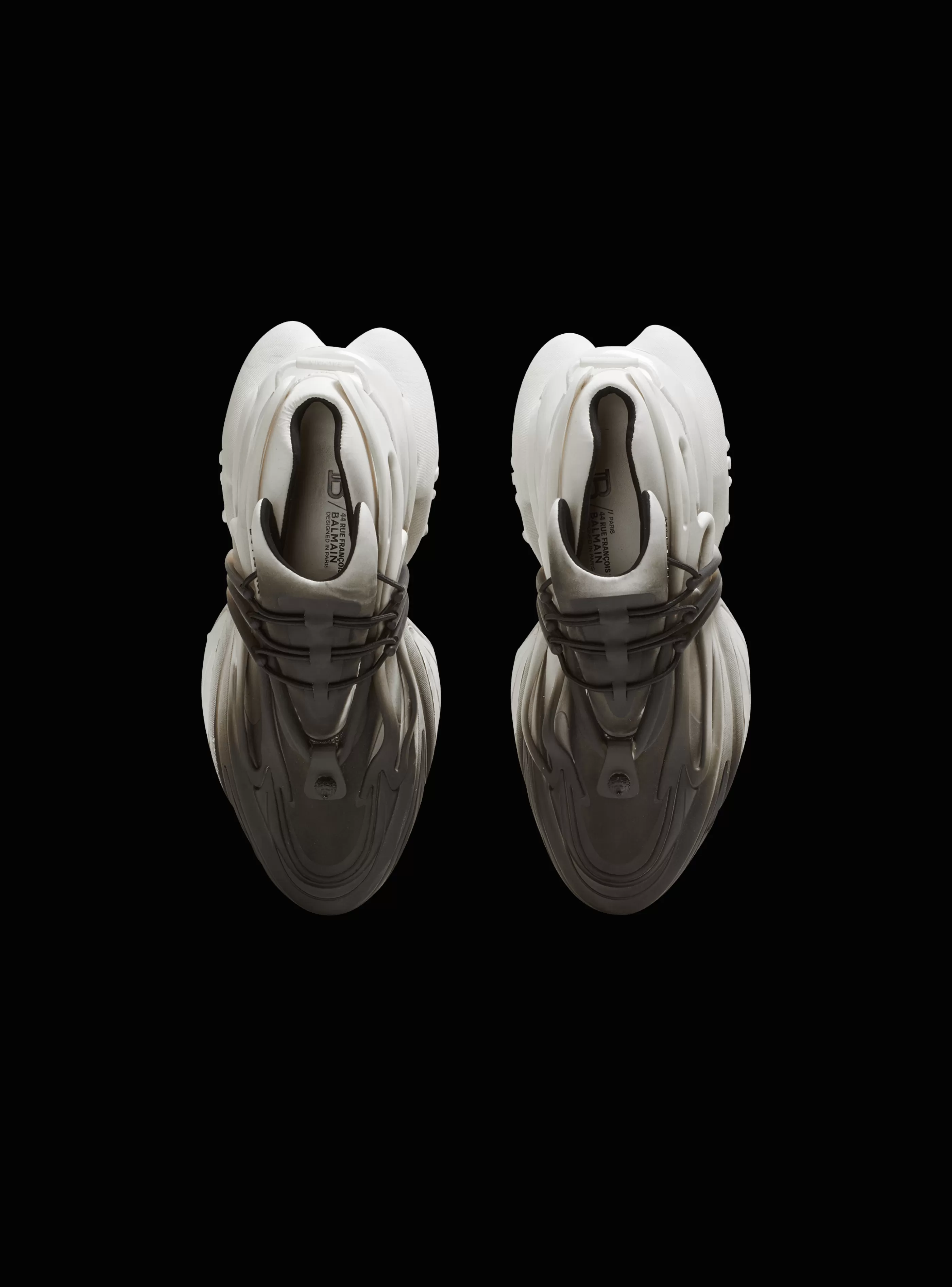 Balmain Unicorn-Unicorn Low-top Trainers In Neoprene And Leather white