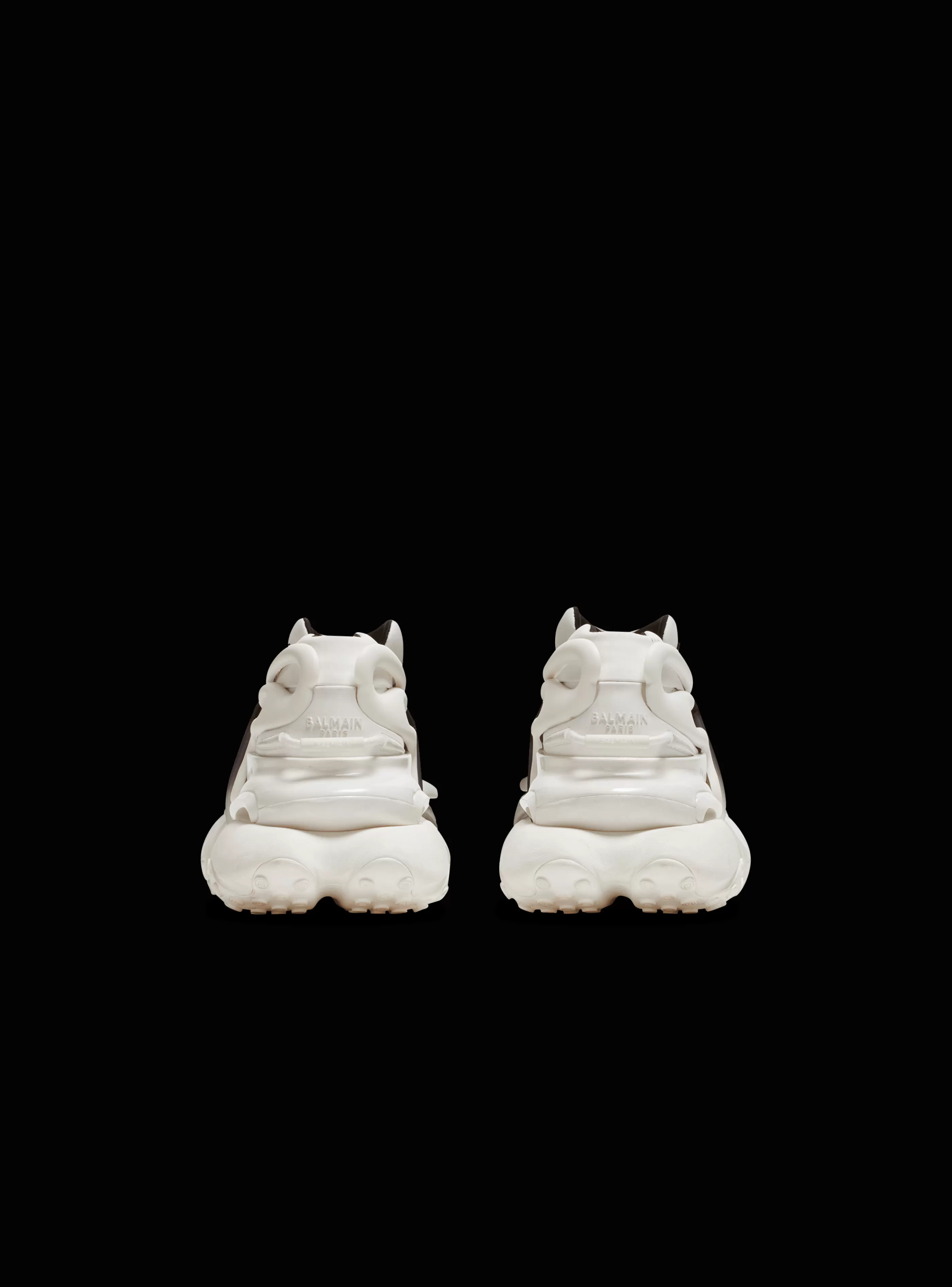 Balmain Unicorn-Unicorn Low-top Trainers In Neoprene And Leather white