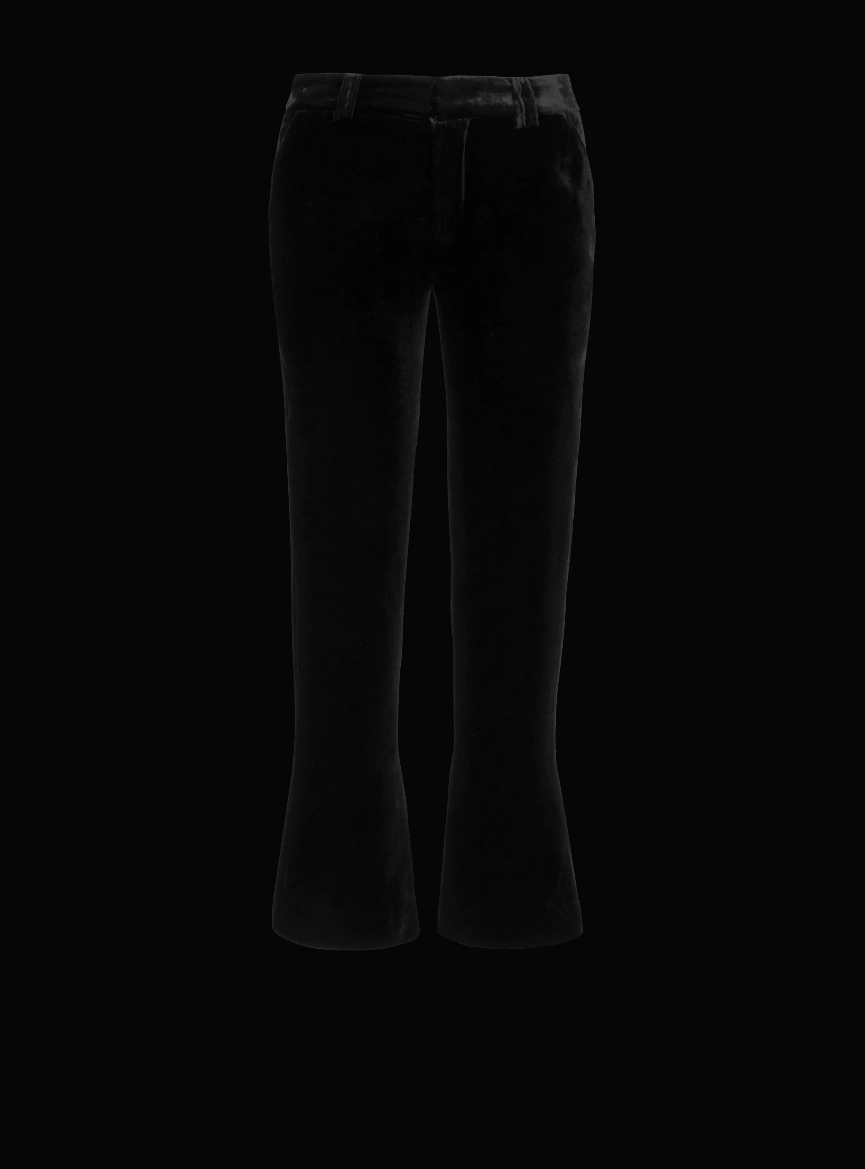 Balmain Pantaloni E Pantaloncini-Velvet Trousers black