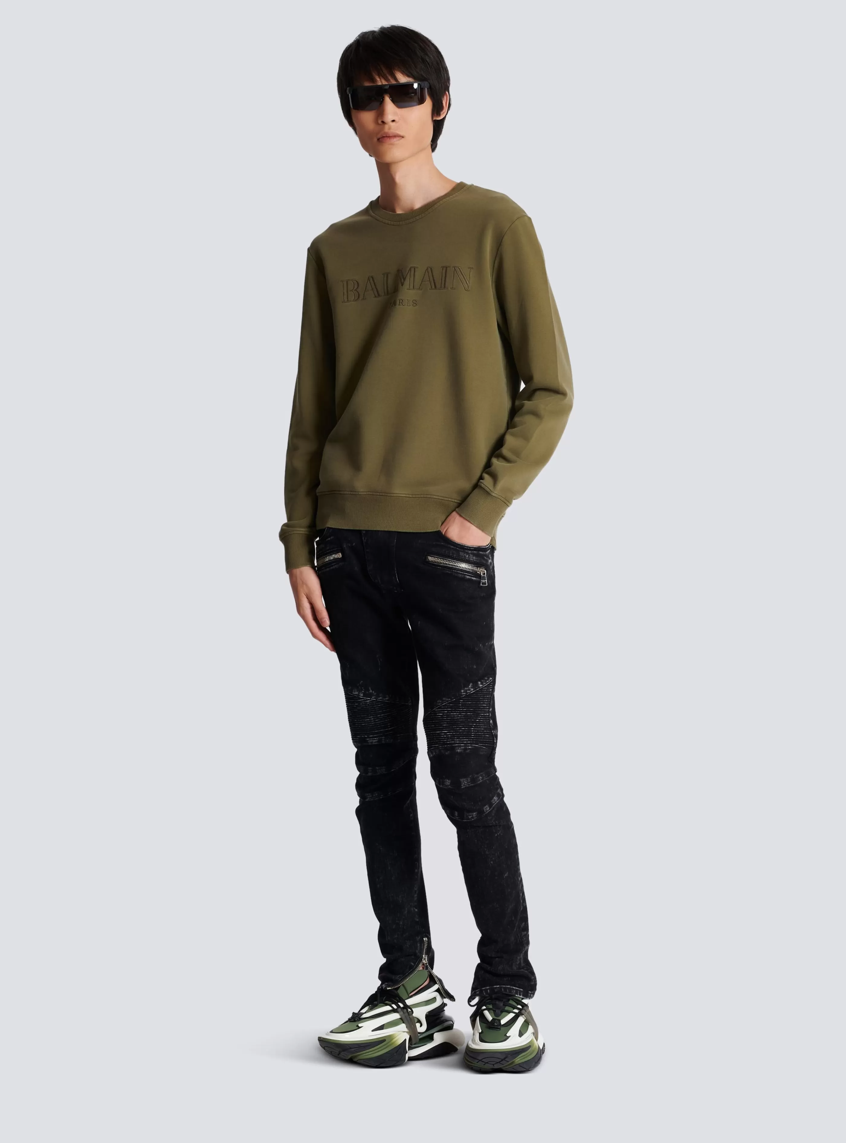 Balmain Abbigliamento Sportivo | Felpe-Vintage Sweatshirt khaki