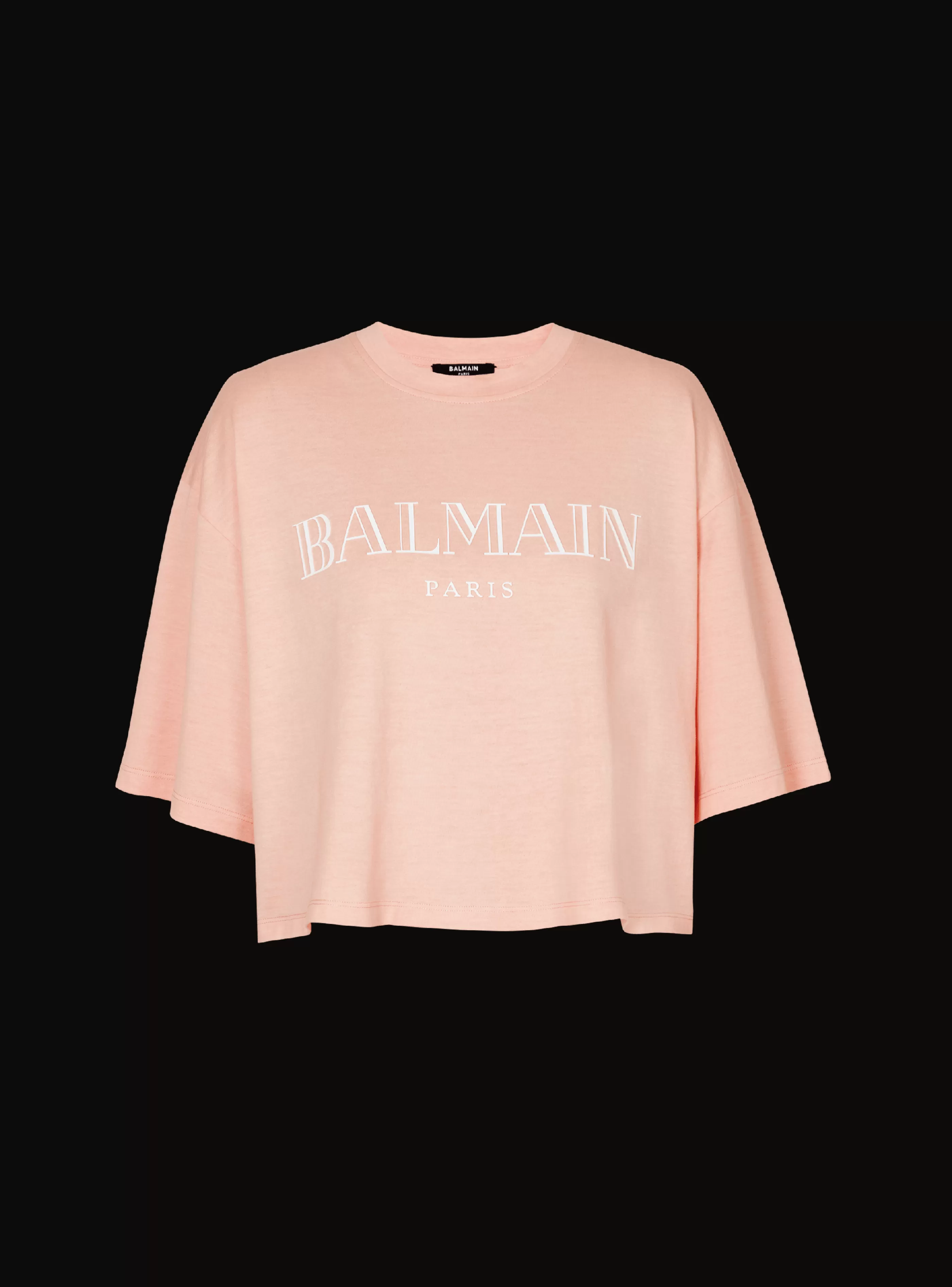 Balmain T-Shirt-Vintage T-shirt orange
