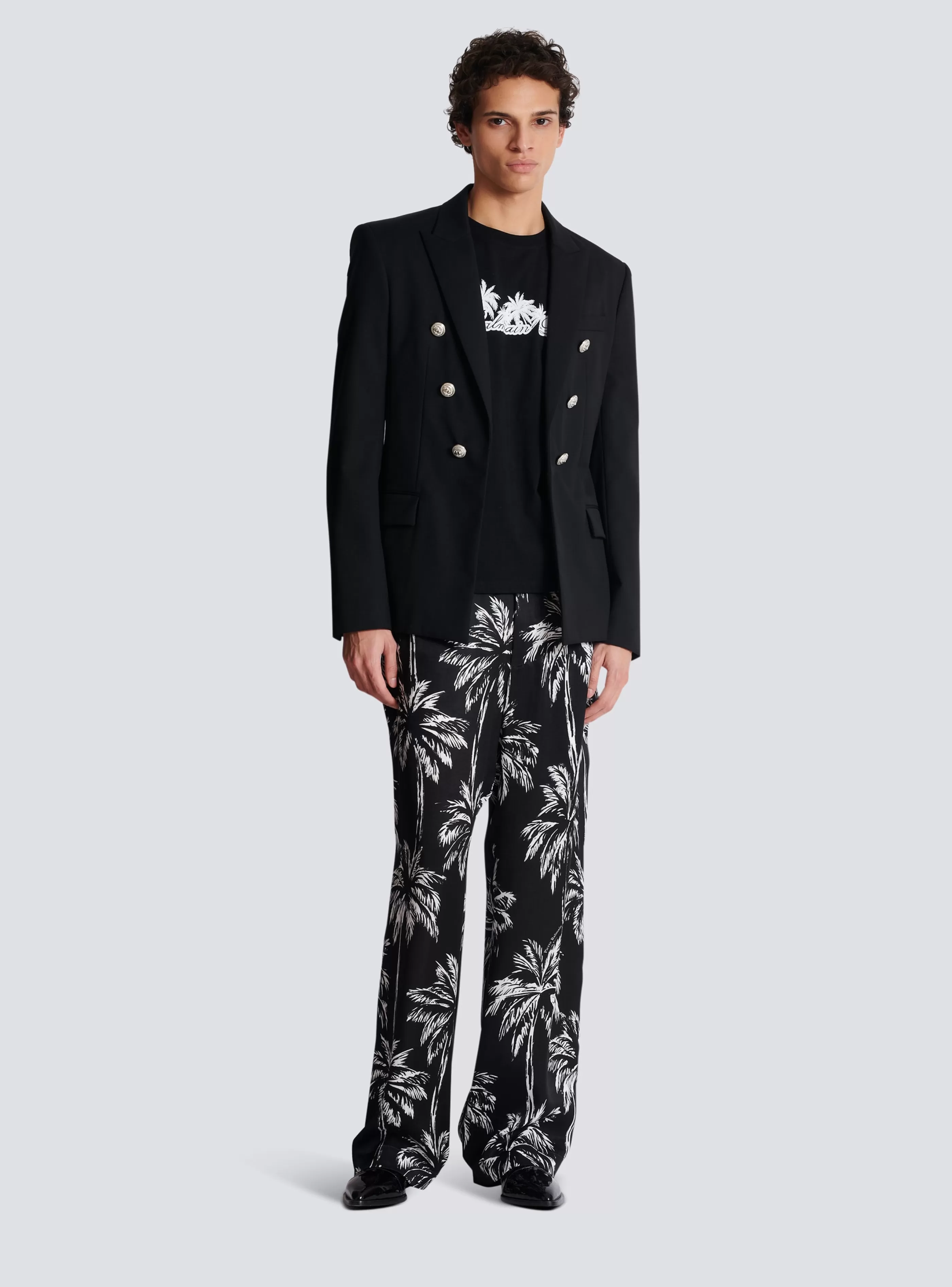 Balmain Giacche E Blazers-Wool 6-button Jacket black